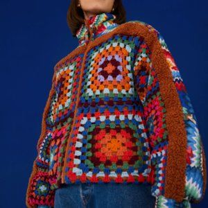 Reversible Crochet FARM Rio Jacket NWT!
